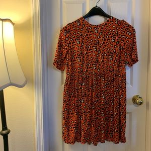 Leopard print dress